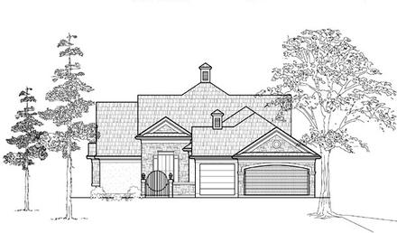 Traditional Elevation of Plan 61516