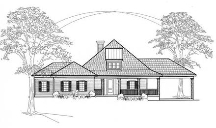 European Elevation of Plan 61520