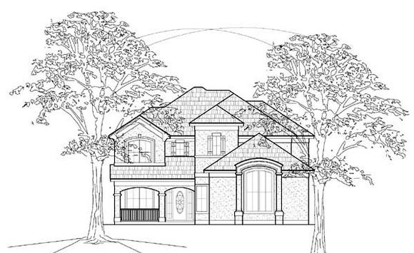 House Plan 61525 Elevation