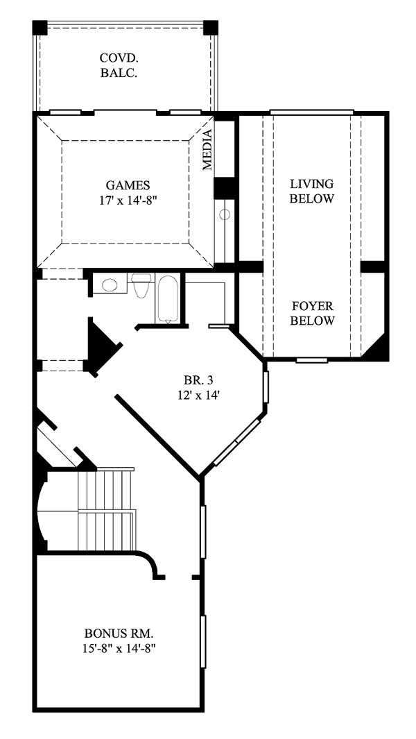 Southwest Tuscan Level Two of Plan 61570