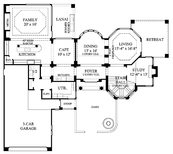 Mediterranean Level One of Plan 61753