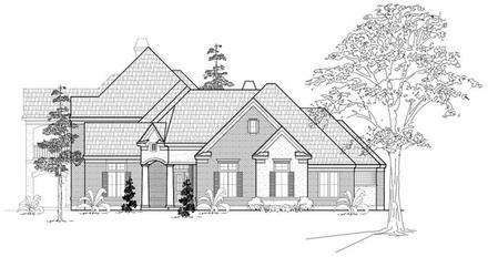 European Elevation of Plan 61761