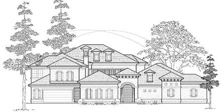 Mediterranean Elevation of Plan 61765