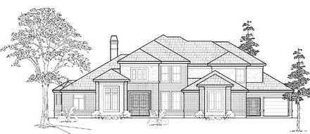 Traditional Elevation of Plan 61770