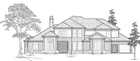 House Plan 61770 Elevation