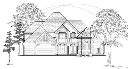 Victorian Elevation of Plan 61773