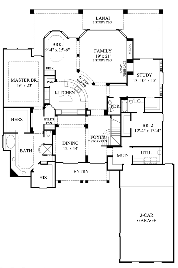 Traditional Level One of Plan 61778
