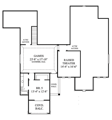 Contemporary Level Two of Plan 61805