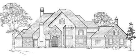 Victorian Elevation of Plan 61821