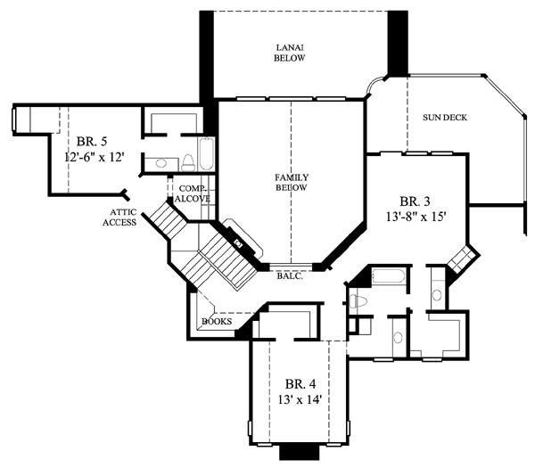 Traditional Level Two of Plan 61830