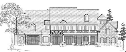 Traditional Elevation of Plan 61834