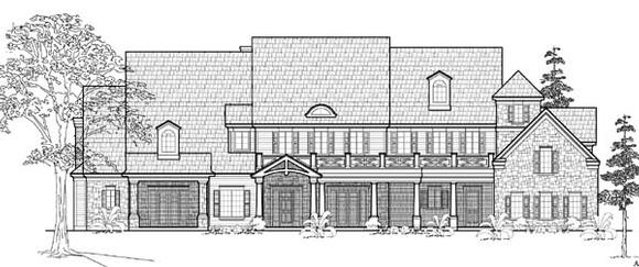 House Plan 61834 Elevation