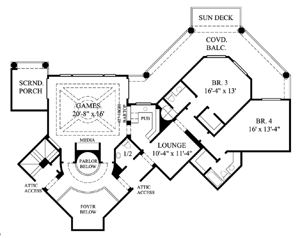 Traditional Level Two of Plan 61836