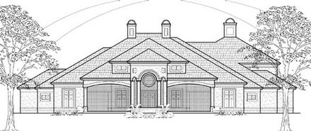 Traditional Elevation of Plan 61836
