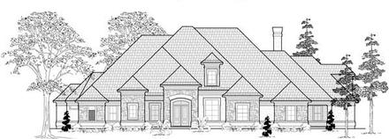 Traditional Elevation of Plan 61840