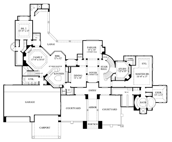 Mediterranean Level One of Plan 61842