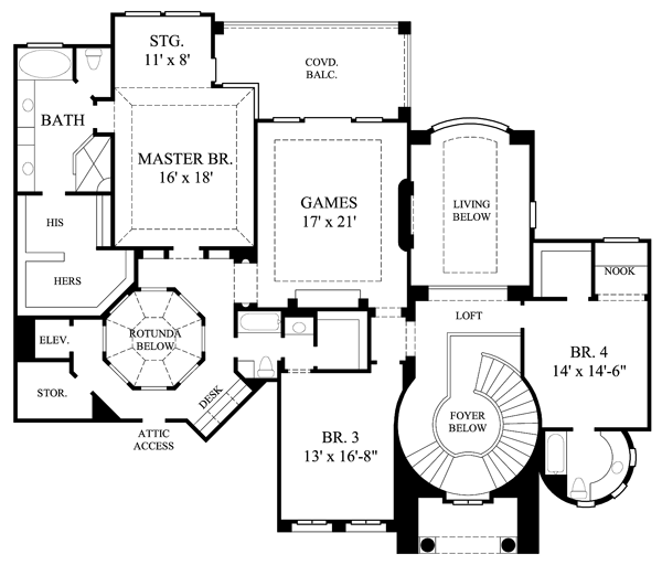 Mediterranean Level Two of Plan 61844