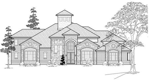 House Plan 61847 Elevation