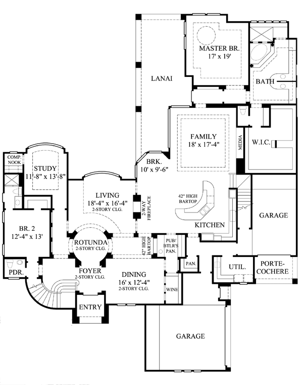 Mediterranean Level One of Plan 61855