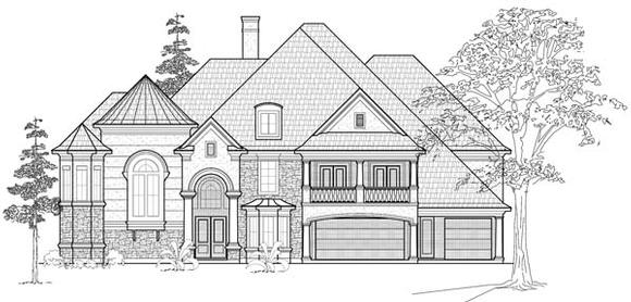 House Plan 61872 Elevation