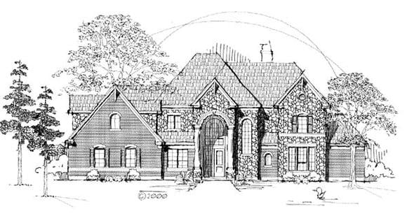 House Plan 61892 Elevation