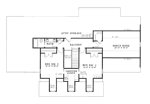 Cape Cod Country Level Two of Plan 62010