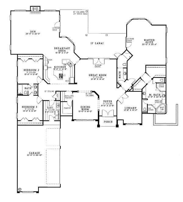 Colonial One-Story Level One of Plan 62017