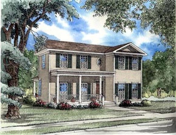 House Plan 62026 Elevation