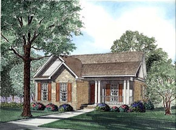 House Plan 62027 Elevation