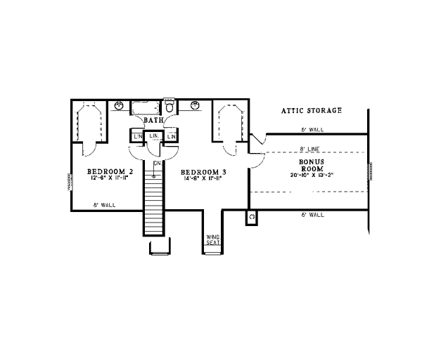 Southern Level Two of Plan 62030