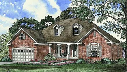 House Plan 62037 Elevation