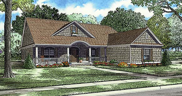 House Plan 62039 Elevation