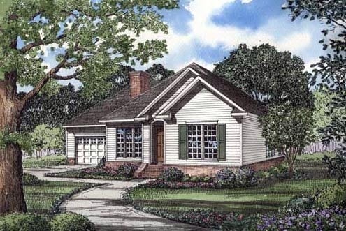 Plan 62048 | Traditional Style with 3 Bed, 2 Bath