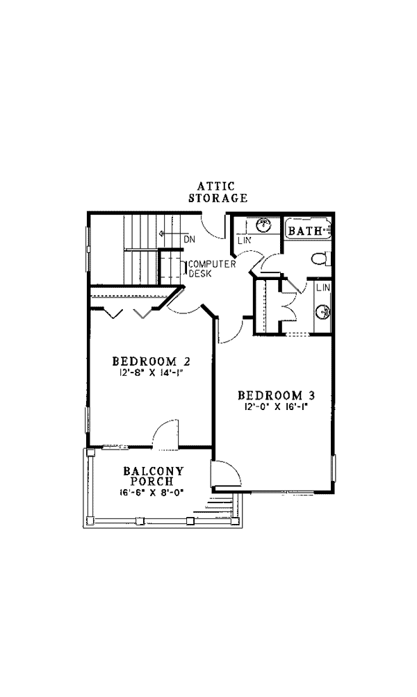 Colonial Southern Level Two of Plan 62054