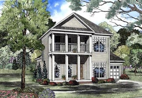 House Plan 62057 Elevation