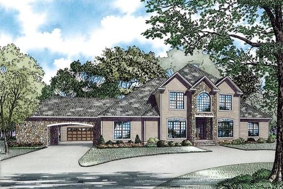 House Plan 62066 Elevation