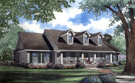 House Plan 62074 Elevation