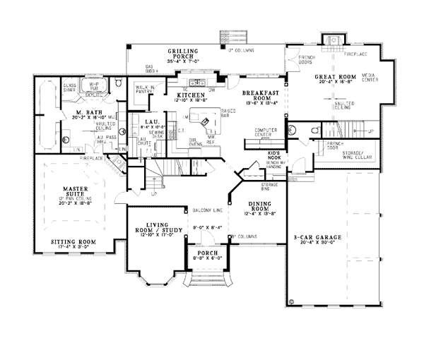 European Traditional Level One of Plan 62082