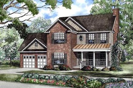 House Plan 62085 Elevation