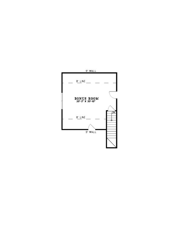 Country Southern Level Two of Plan 62088