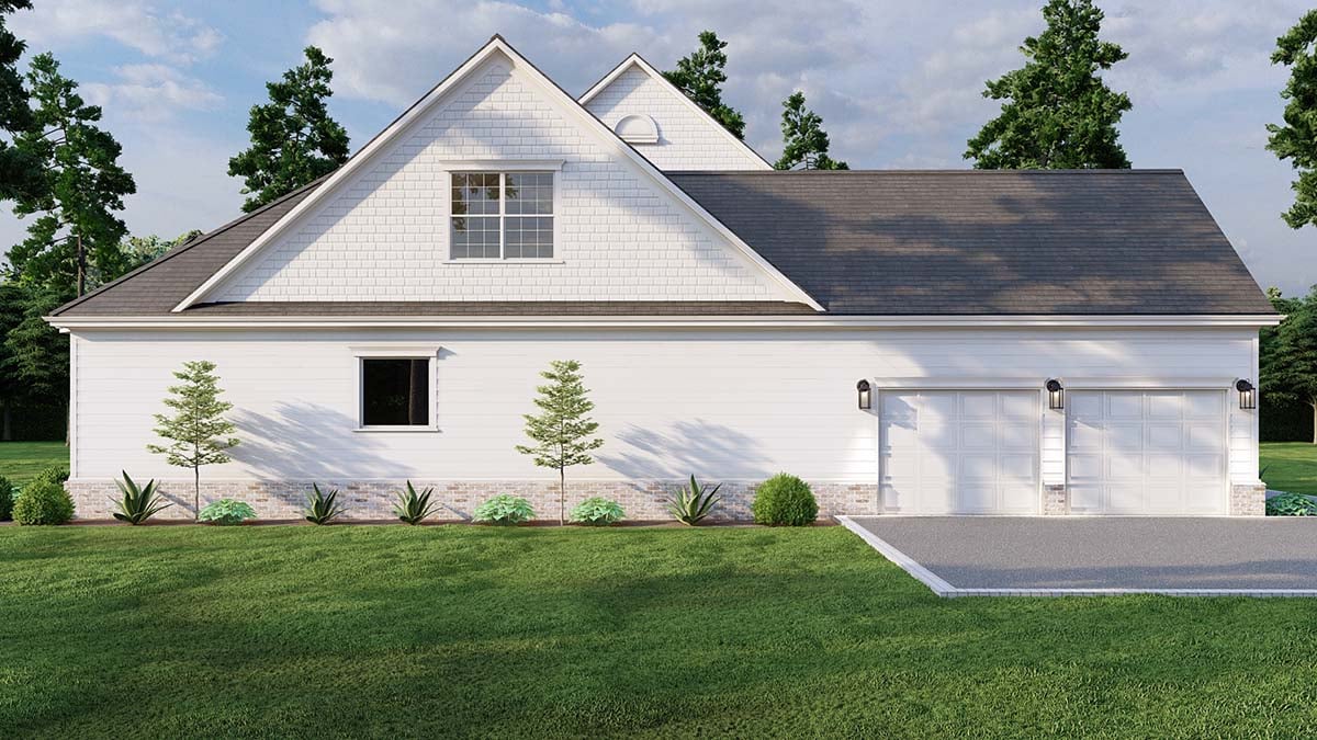 Country, Southern Plan with 2499 Sq. Ft., 4 Bedrooms, 2 Bathrooms, 2 Car Garage Picture 3