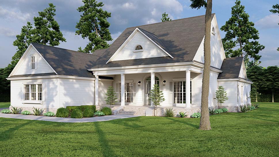 Country, Southern Plan with 2499 Sq. Ft., 4 Bedrooms, 2 Bathrooms, 2 Car Garage Picture 5