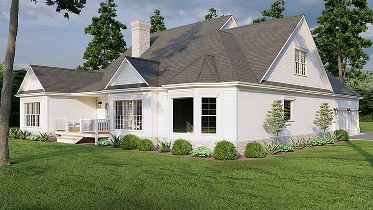 Country, Southern Plan with 2499 Sq. Ft., 4 Bedrooms, 2 Bathrooms, 2 Car Garage Picture 6