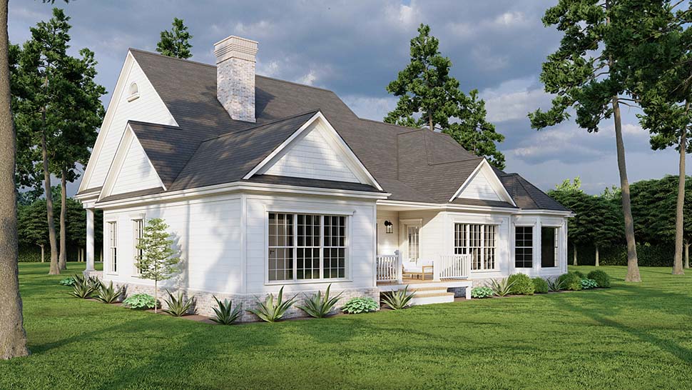 Country, Southern Plan with 2499 Sq. Ft., 4 Bedrooms, 2 Bathrooms, 2 Car Garage Picture 7