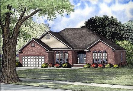 House Plan 62097 Elevation