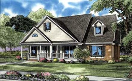 House Plan 62100 Elevation