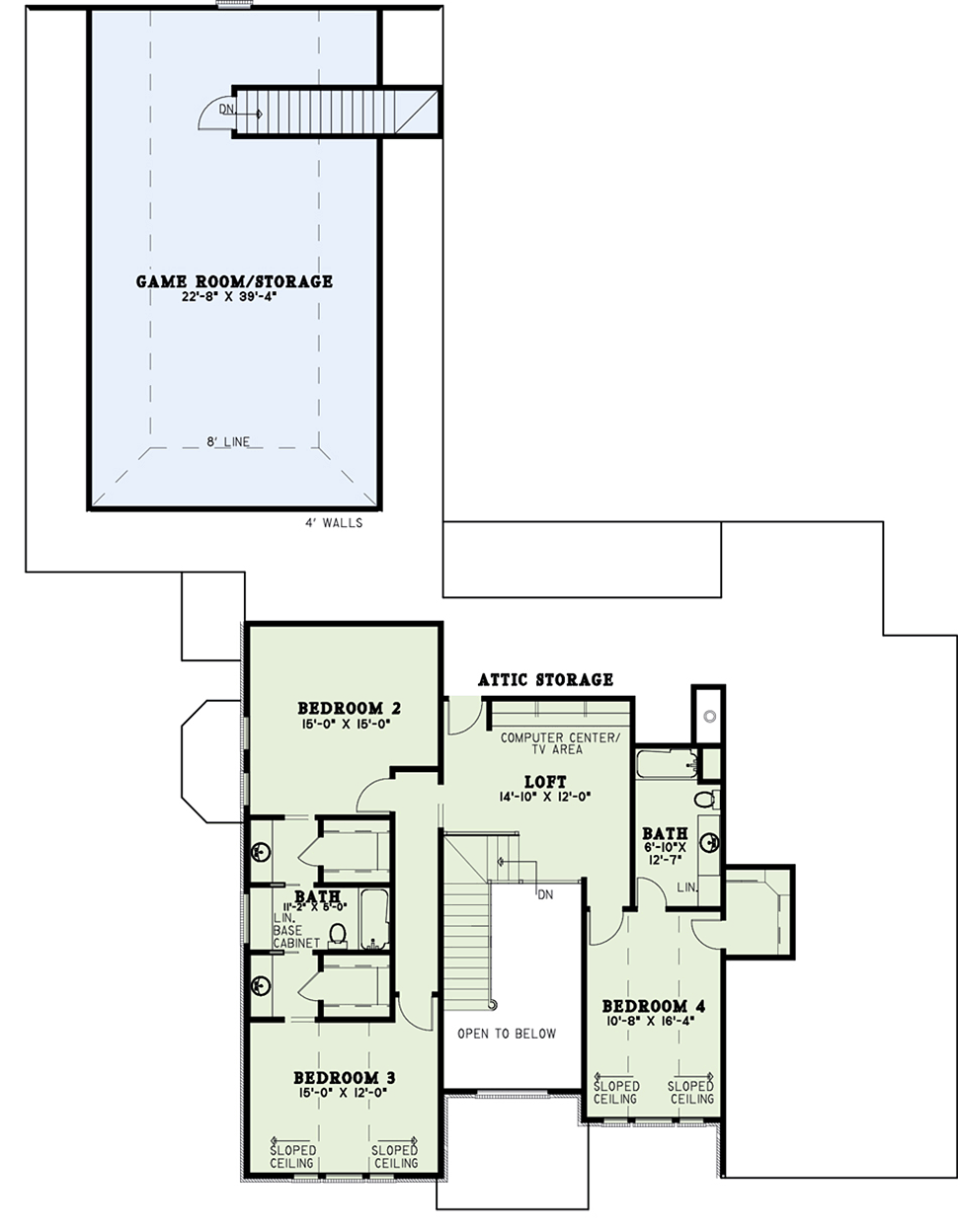 Colonial Traditional Level Two of Plan 62112
