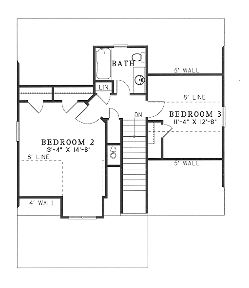 Cabin Country Southern Level Two of Plan 62116