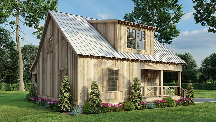 Cabin, Country, Southern Plan with 1400 Sq. Ft., 2 Bedrooms, 2 Bathrooms Picture 6