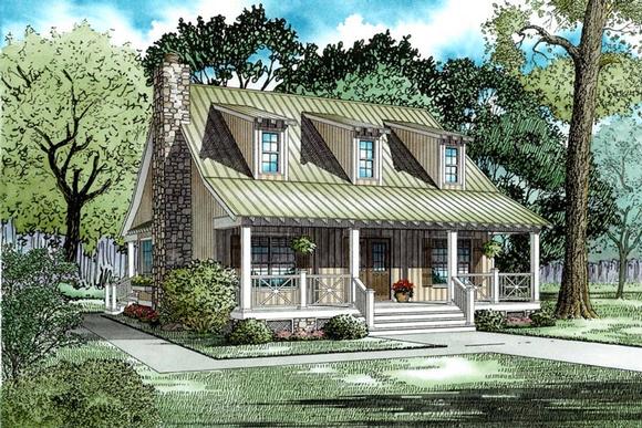 House Plan 62122 Elevation